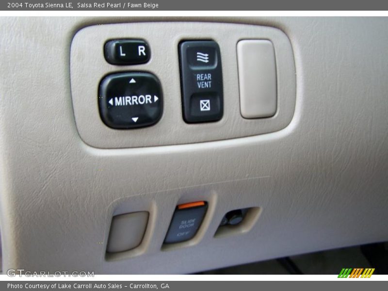 Salsa Red Pearl / Fawn Beige 2004 Toyota Sienna LE