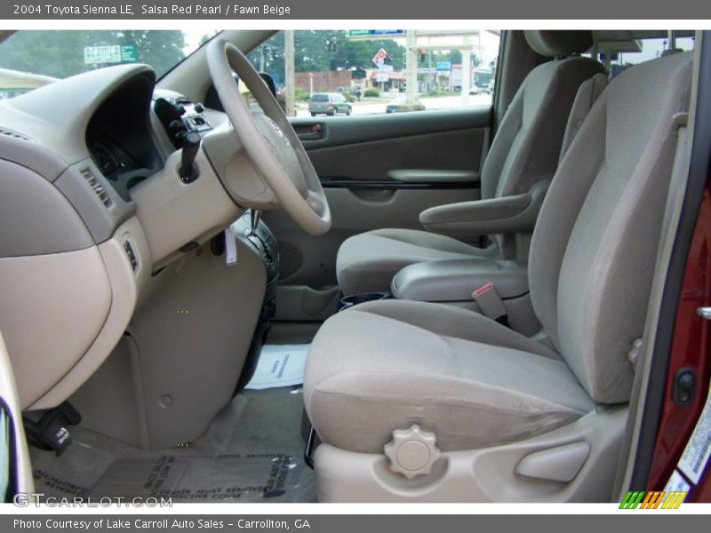 Salsa Red Pearl / Fawn Beige 2004 Toyota Sienna LE