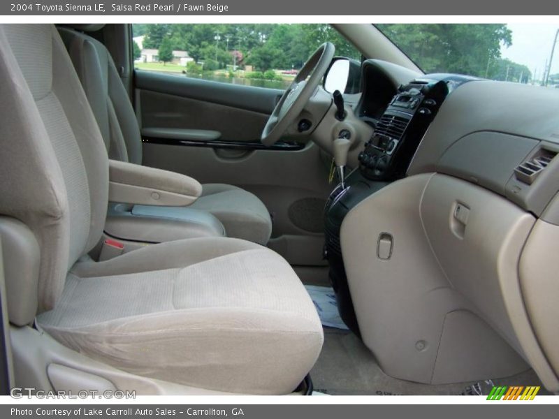 Salsa Red Pearl / Fawn Beige 2004 Toyota Sienna LE
