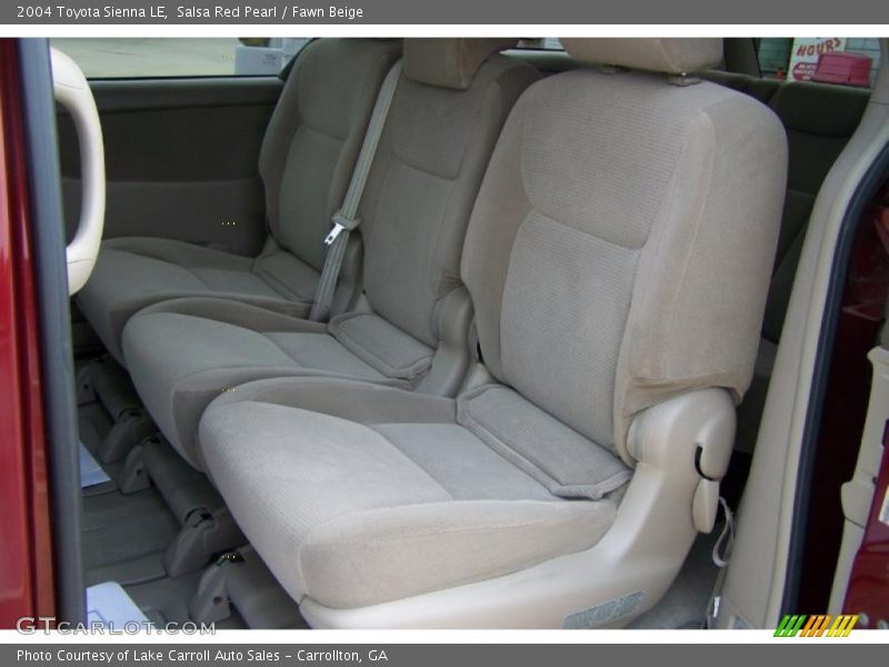 Salsa Red Pearl / Fawn Beige 2004 Toyota Sienna LE