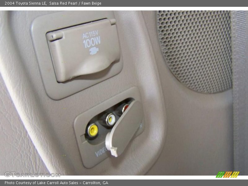 Salsa Red Pearl / Fawn Beige 2004 Toyota Sienna LE