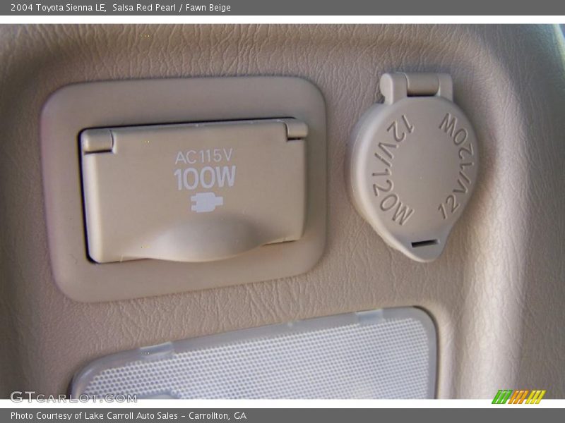 Salsa Red Pearl / Fawn Beige 2004 Toyota Sienna LE