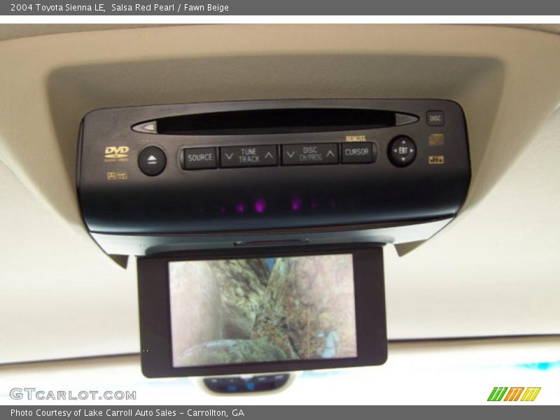 Salsa Red Pearl / Fawn Beige 2004 Toyota Sienna LE