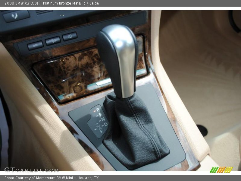 Platinum Bronze Metallic / Beige 2008 BMW X3 3.0si