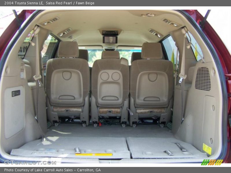 Salsa Red Pearl / Fawn Beige 2004 Toyota Sienna LE