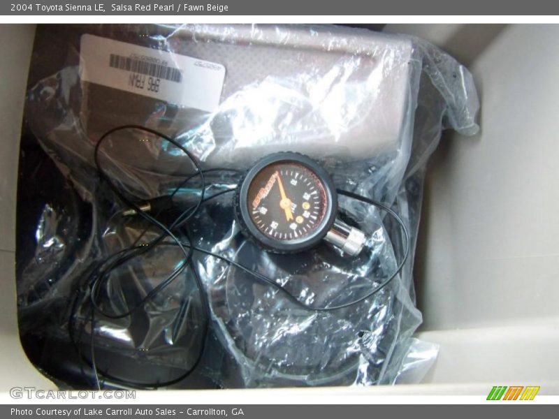 Salsa Red Pearl / Fawn Beige 2004 Toyota Sienna LE