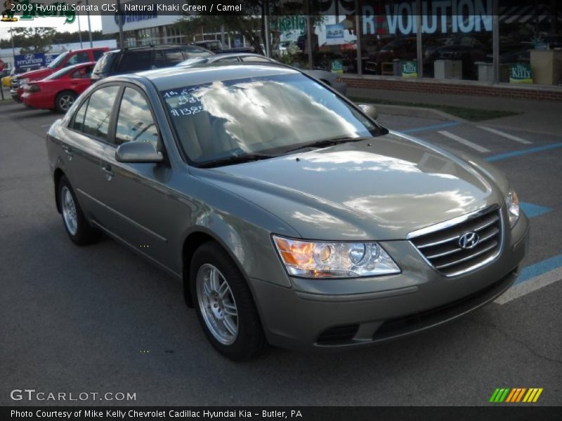 Natural Khaki Green / Camel 2009 Hyundai Sonata GLS