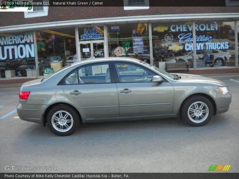 Natural Khaki Green / Camel 2009 Hyundai Sonata GLS