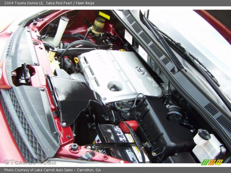 Salsa Red Pearl / Fawn Beige 2004 Toyota Sienna LE