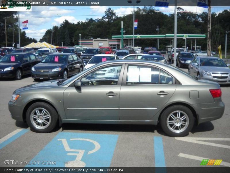 Natural Khaki Green / Camel 2009 Hyundai Sonata GLS