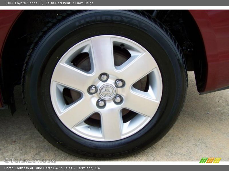 Salsa Red Pearl / Fawn Beige 2004 Toyota Sienna LE