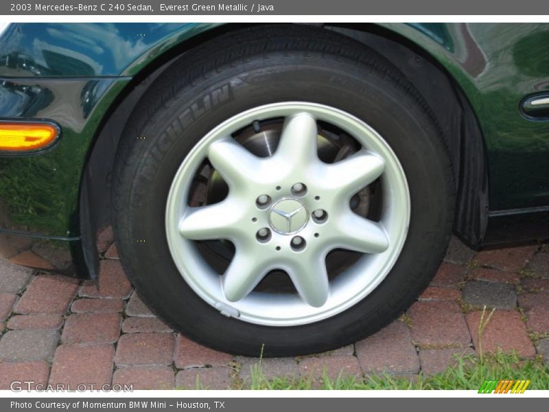 Everest Green Metallic / Java 2003 Mercedes-Benz C 240 Sedan