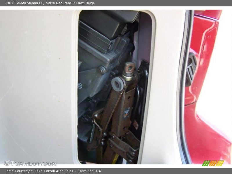 Salsa Red Pearl / Fawn Beige 2004 Toyota Sienna LE