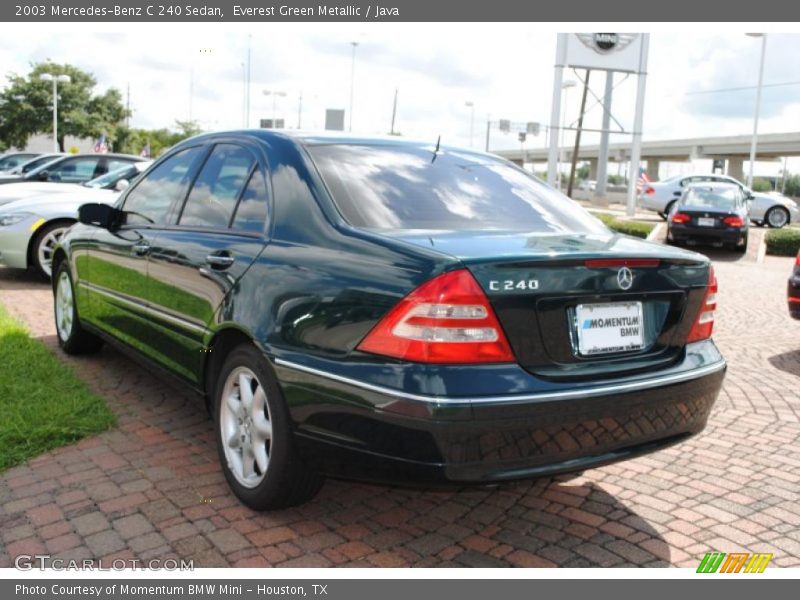 Everest Green Metallic / Java 2003 Mercedes-Benz C 240 Sedan