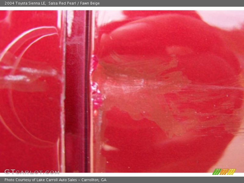 Salsa Red Pearl / Fawn Beige 2004 Toyota Sienna LE