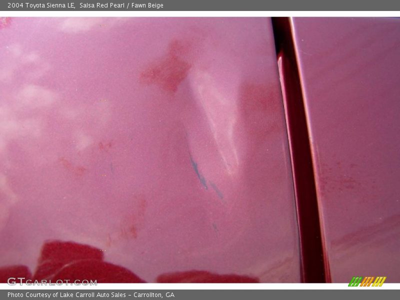 Salsa Red Pearl / Fawn Beige 2004 Toyota Sienna LE