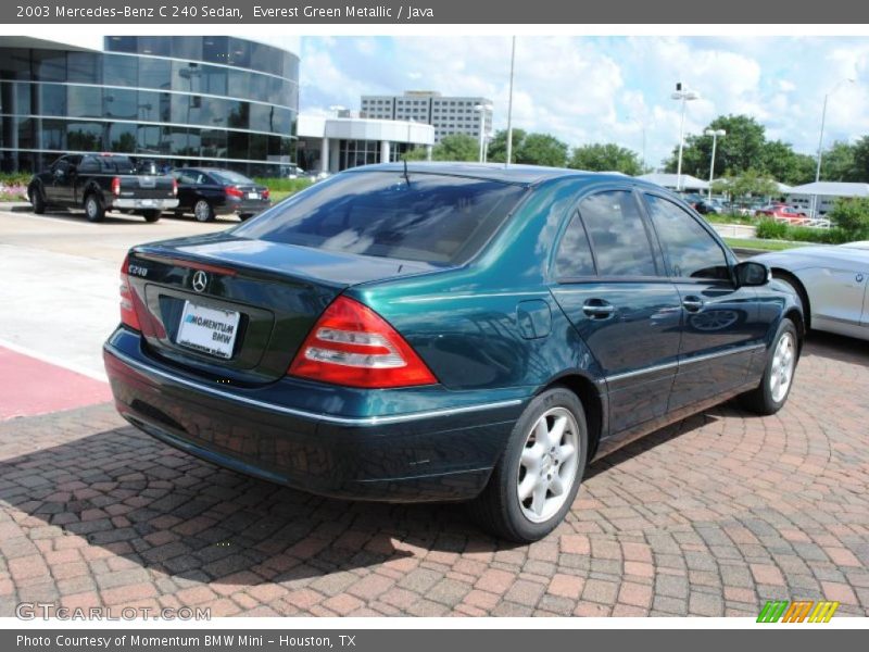Everest Green Metallic / Java 2003 Mercedes-Benz C 240 Sedan