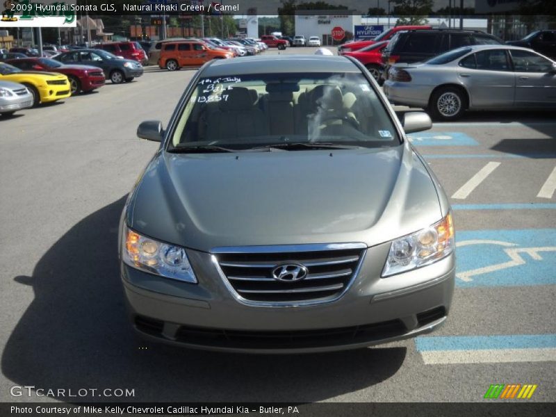 Natural Khaki Green / Camel 2009 Hyundai Sonata GLS