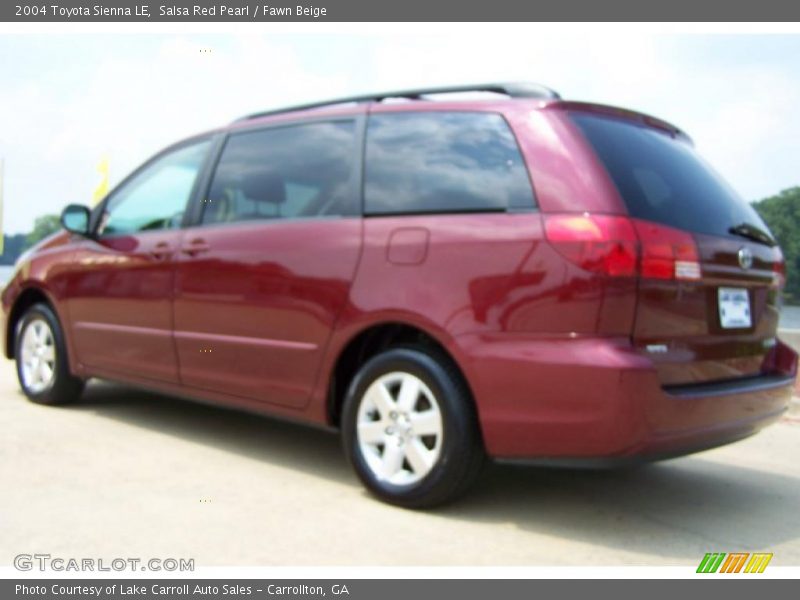 Salsa Red Pearl / Fawn Beige 2004 Toyota Sienna LE