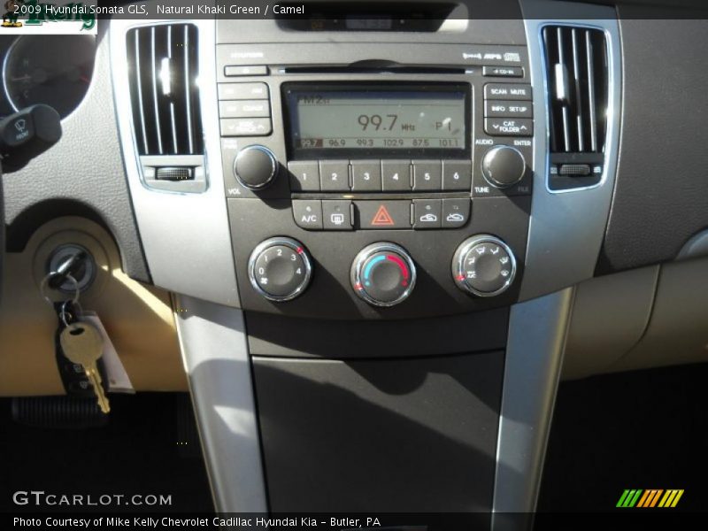 Natural Khaki Green / Camel 2009 Hyundai Sonata GLS