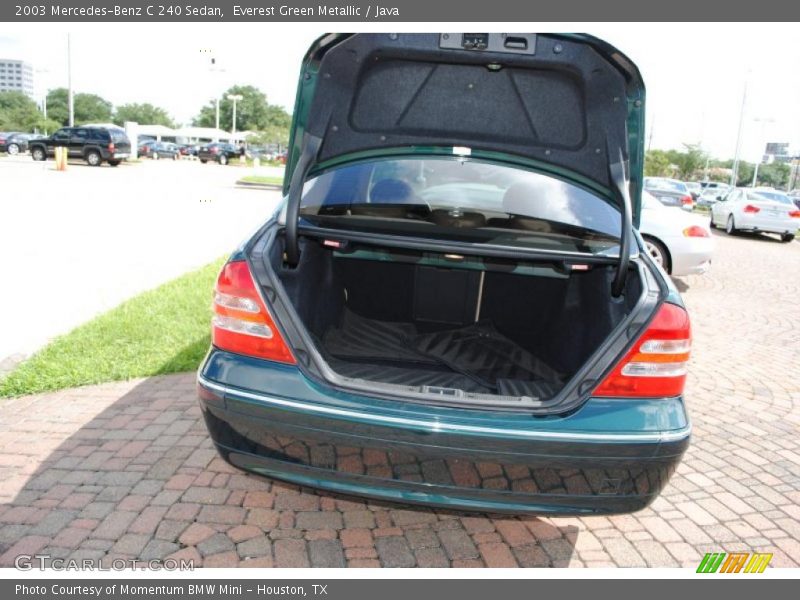 Everest Green Metallic / Java 2003 Mercedes-Benz C 240 Sedan