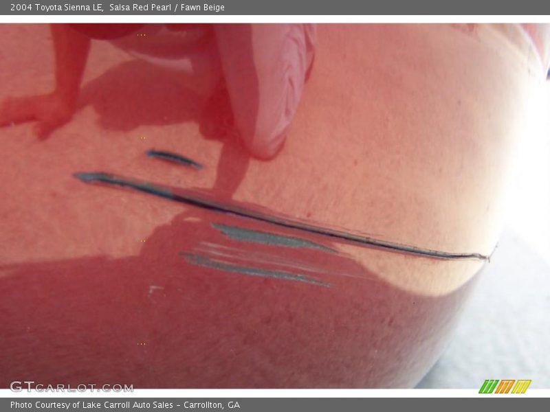 Salsa Red Pearl / Fawn Beige 2004 Toyota Sienna LE