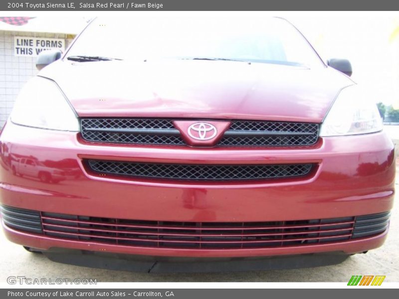Salsa Red Pearl / Fawn Beige 2004 Toyota Sienna LE