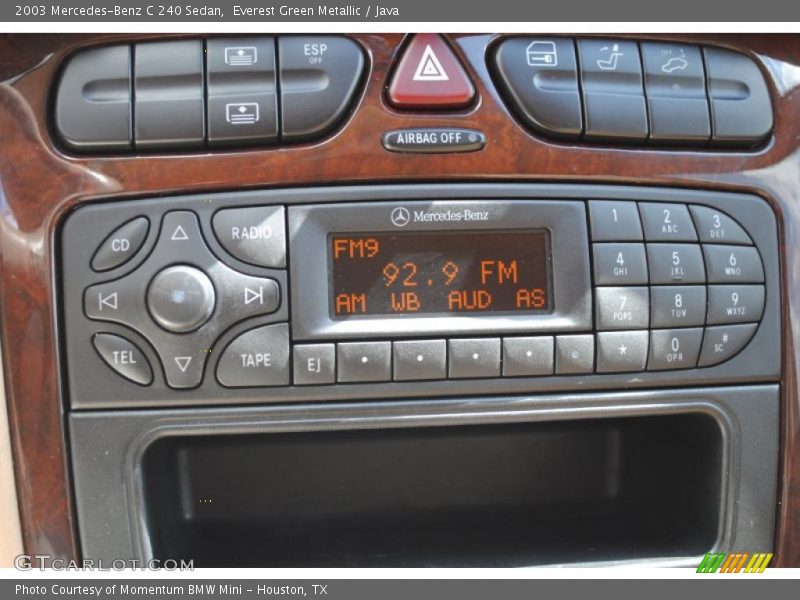 Everest Green Metallic / Java 2003 Mercedes-Benz C 240 Sedan