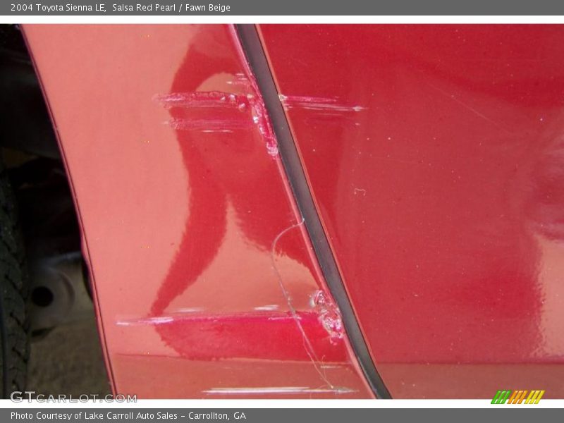 Salsa Red Pearl / Fawn Beige 2004 Toyota Sienna LE