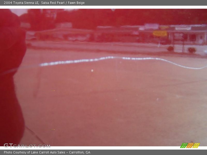 Salsa Red Pearl / Fawn Beige 2004 Toyota Sienna LE