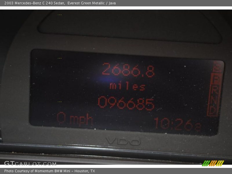 Everest Green Metallic / Java 2003 Mercedes-Benz C 240 Sedan