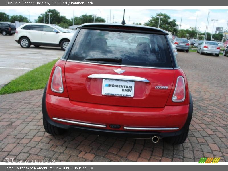 Chili Red / Panther Black 2005 Mini Cooper Hardtop