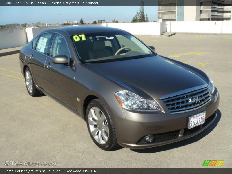 Umbria Gray Metallic / Wheat 2007 Infiniti M 35 Sedan