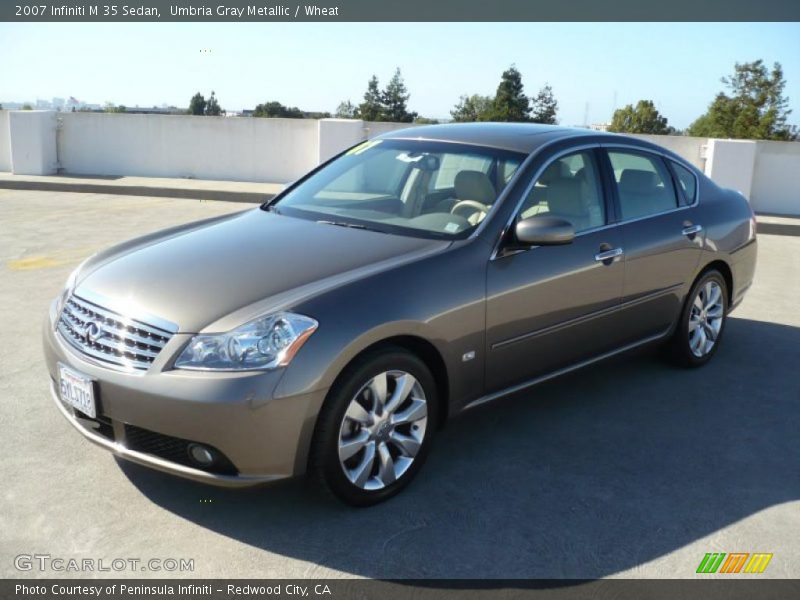 Umbria Gray Metallic / Wheat 2007 Infiniti M 35 Sedan