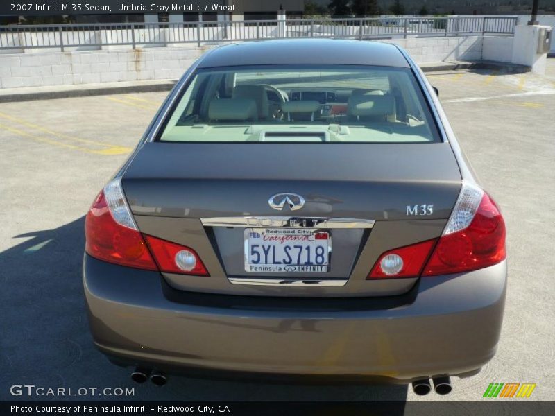 Umbria Gray Metallic / Wheat 2007 Infiniti M 35 Sedan