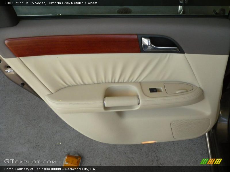 Umbria Gray Metallic / Wheat 2007 Infiniti M 35 Sedan