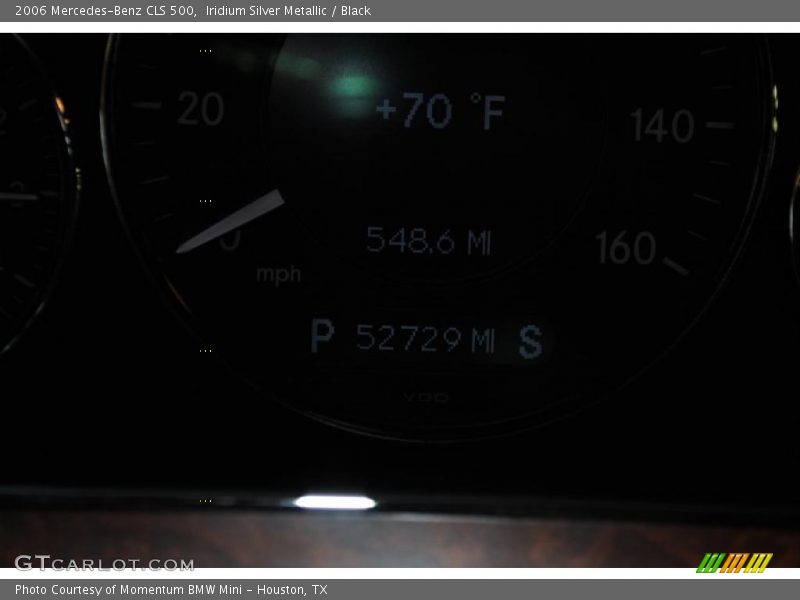 Iridium Silver Metallic / Black 2006 Mercedes-Benz CLS 500