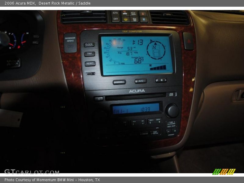 Desert Rock Metallic / Saddle 2006 Acura MDX