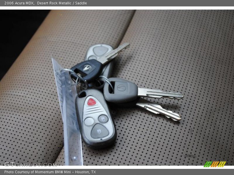 Desert Rock Metallic / Saddle 2006 Acura MDX