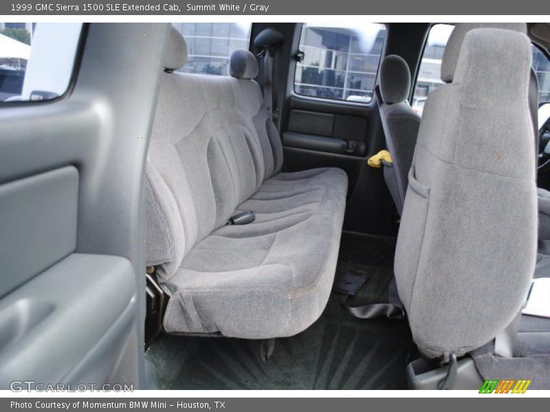 Summit White / Gray 1999 GMC Sierra 1500 SLE Extended Cab