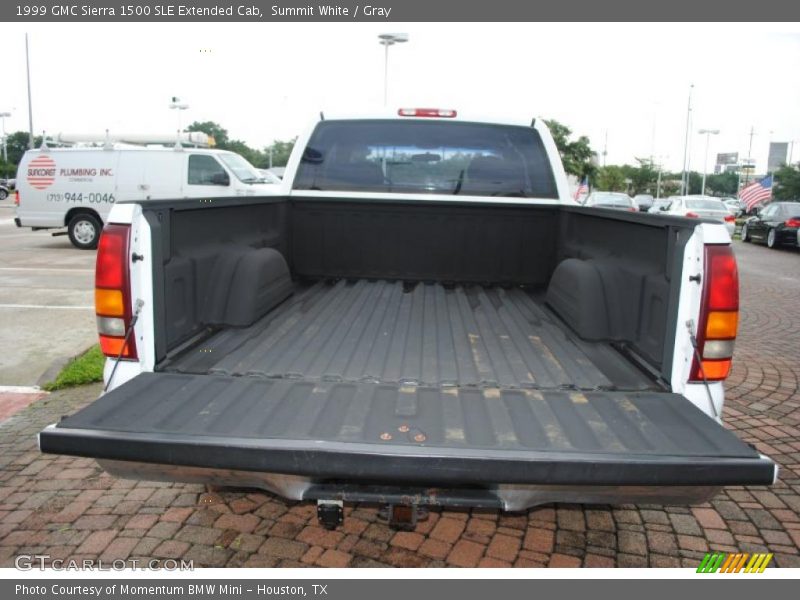 Summit White / Gray 1999 GMC Sierra 1500 SLE Extended Cab
