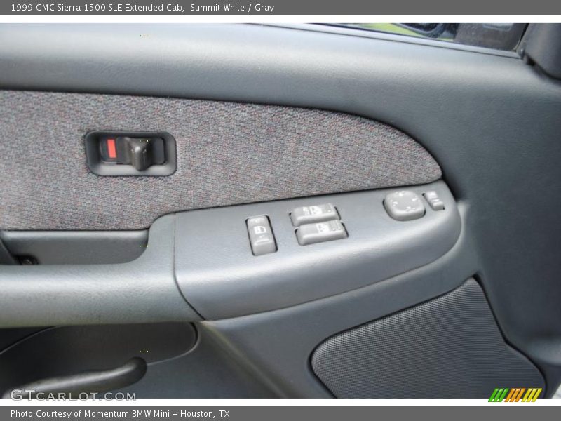 Summit White / Gray 1999 GMC Sierra 1500 SLE Extended Cab