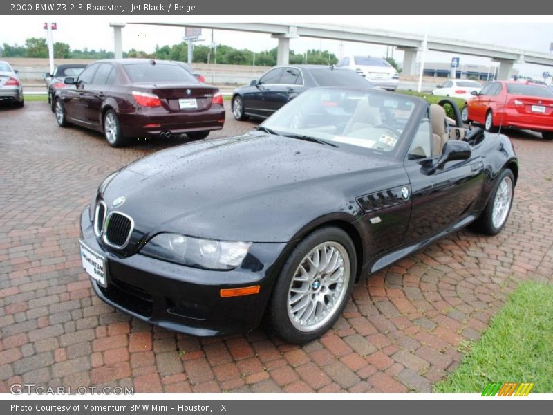 Jet Black / Beige 2000 BMW Z3 2.3 Roadster