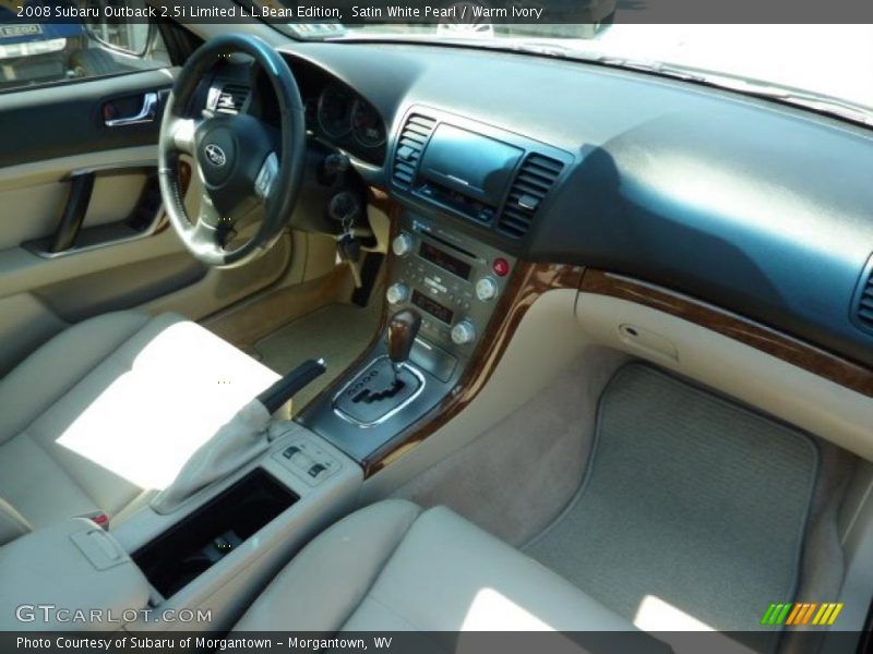 Satin White Pearl / Warm Ivory 2008 Subaru Outback 2.5i Limited L.L.Bean Edition