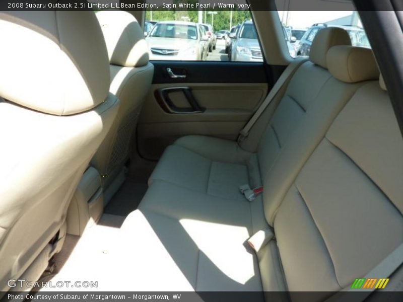 Satin White Pearl / Warm Ivory 2008 Subaru Outback 2.5i Limited L.L.Bean Edition