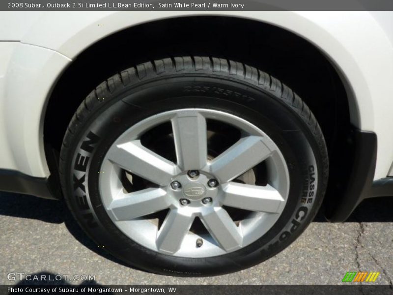 Satin White Pearl / Warm Ivory 2008 Subaru Outback 2.5i Limited L.L.Bean Edition
