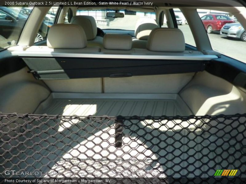 Satin White Pearl / Warm Ivory 2008 Subaru Outback 2.5i Limited L.L.Bean Edition
