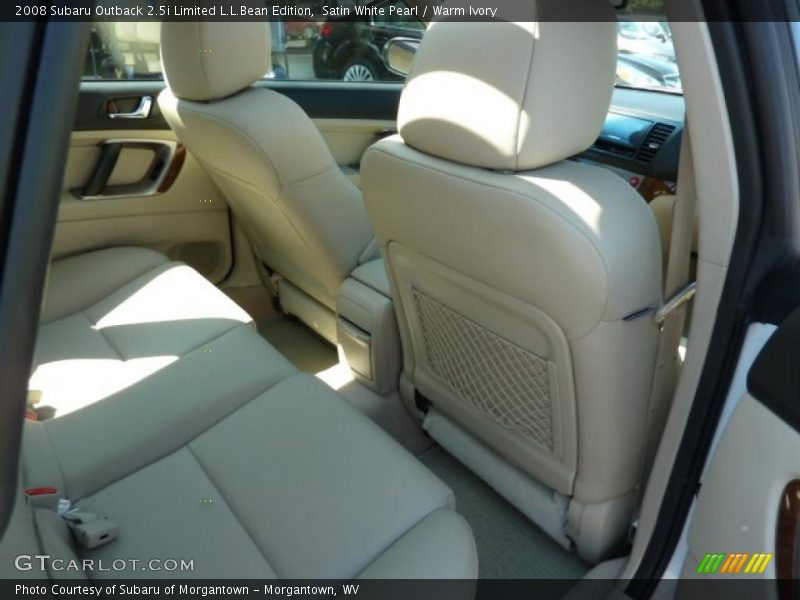 Satin White Pearl / Warm Ivory 2008 Subaru Outback 2.5i Limited L.L.Bean Edition