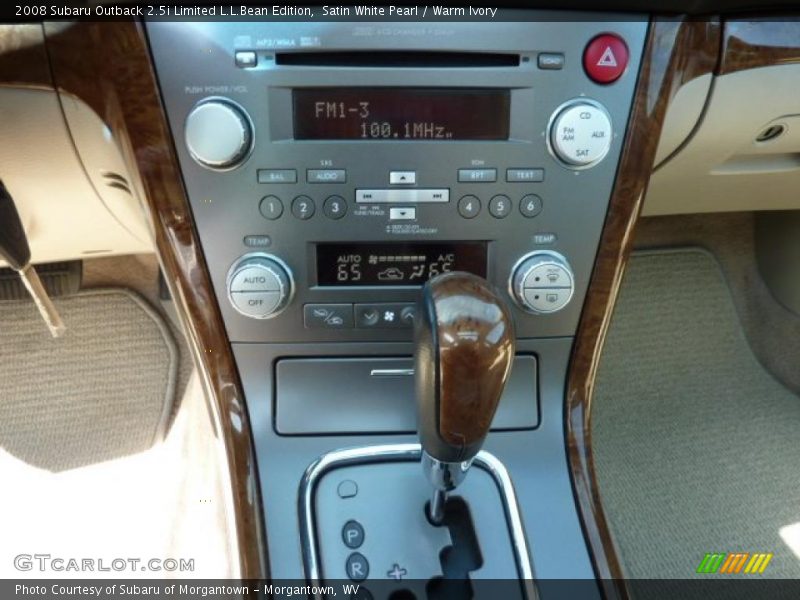 Satin White Pearl / Warm Ivory 2008 Subaru Outback 2.5i Limited L.L.Bean Edition