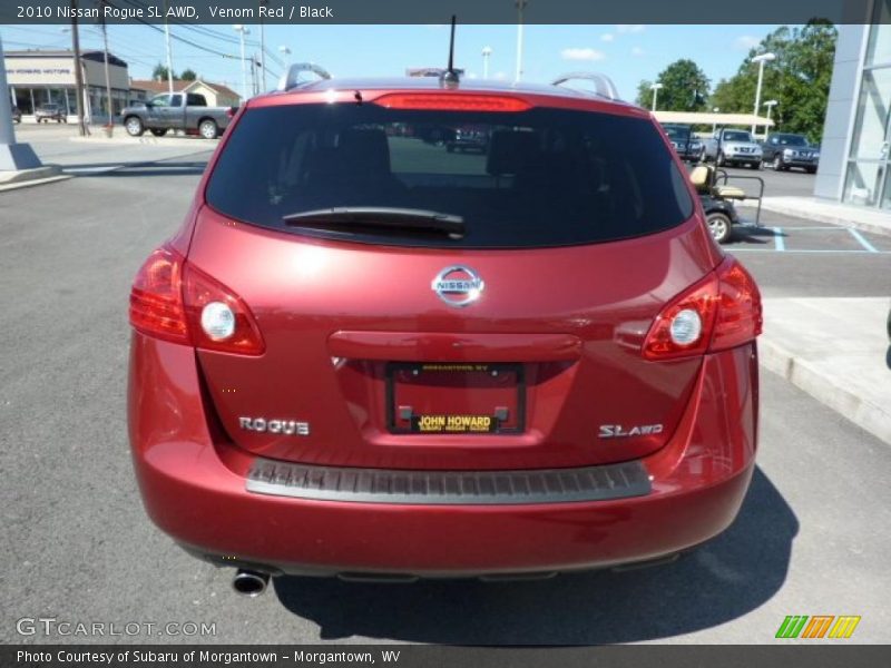 Venom Red / Black 2010 Nissan Rogue SL AWD